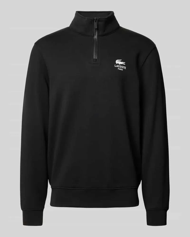 Lacoste Regular Fit Sweatshirt aus reiner Baumwolle Modell 'HERITAGE Black
