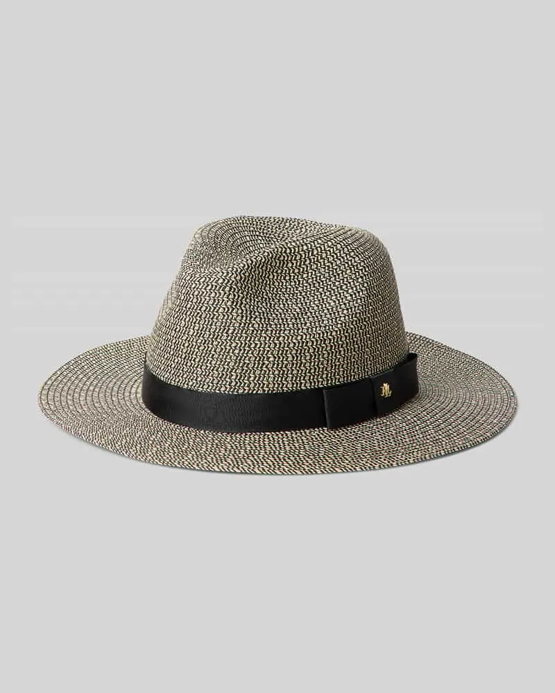 Ralph Lauren Strohhut mit Hutband Modell 'PCK CL FD U Black
