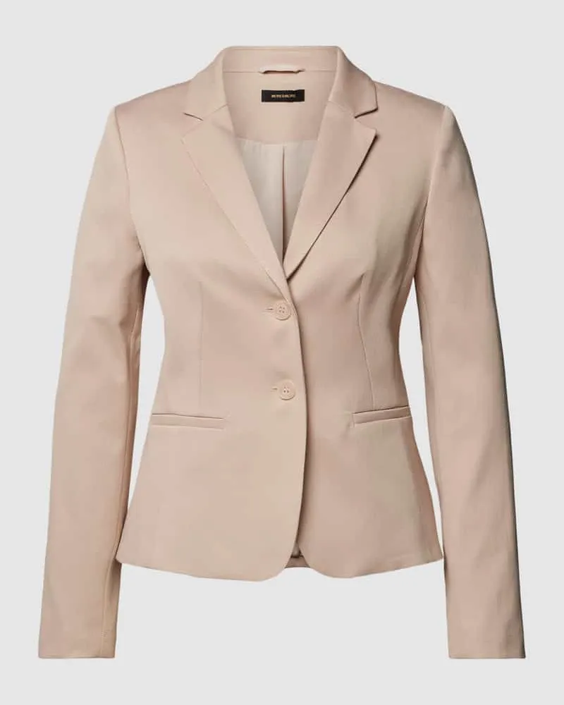 More & More Blazer mit 2-Knopfleiste Sand