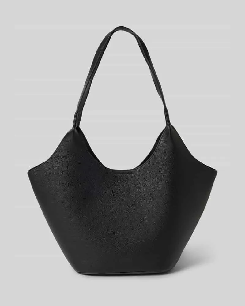 SEIDENFELT Handtasche in Leder-Optik Modell 'Nelma Black