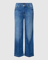 RAFFAELLO ROSSI  Regular Fit Jeans mit verkürztem Schnitt Modell 'KIRA Blau