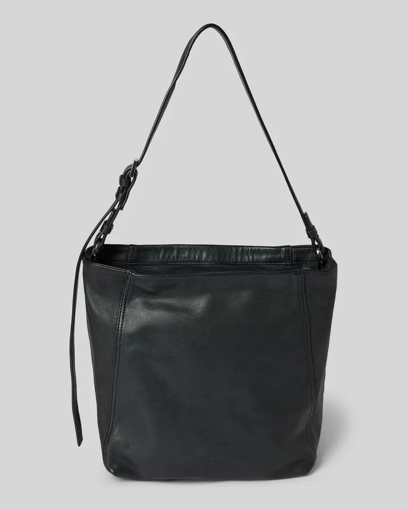 Liebeskind Handtasche aus Leder mit Label-Detail Modell 'CHUDY Black