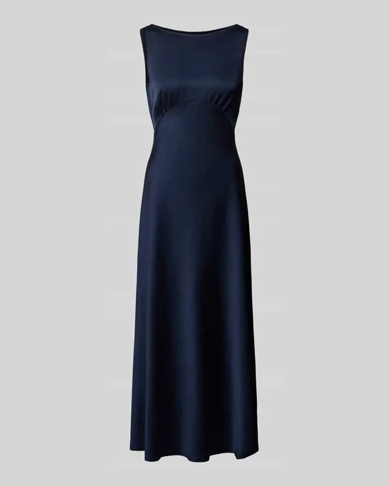 Luisa Cerano Midikleid mit U-Boot-Ausschnitt Marine
