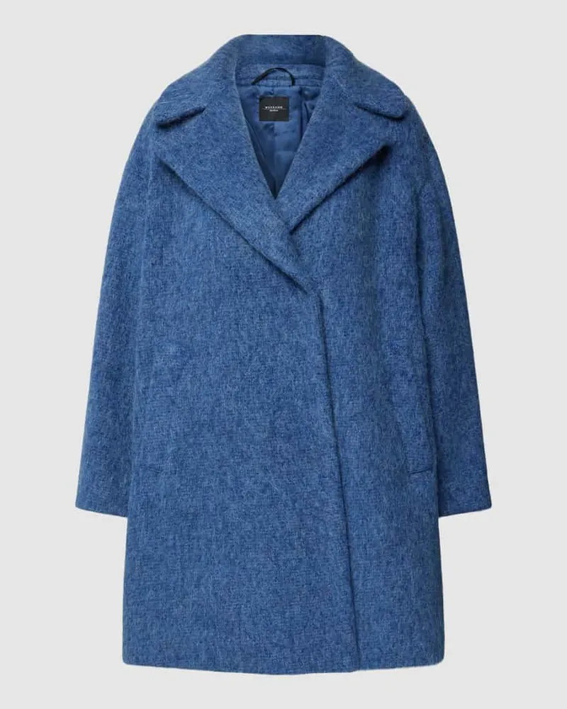 Max Mara Mantel mit Reverskragen Modell 'PEPLI Blau