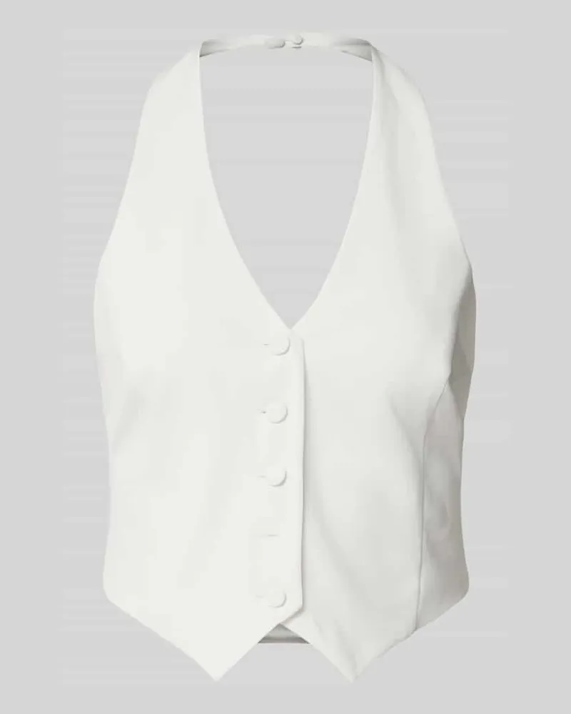 Swing Weste mit Neckholder Offwhite