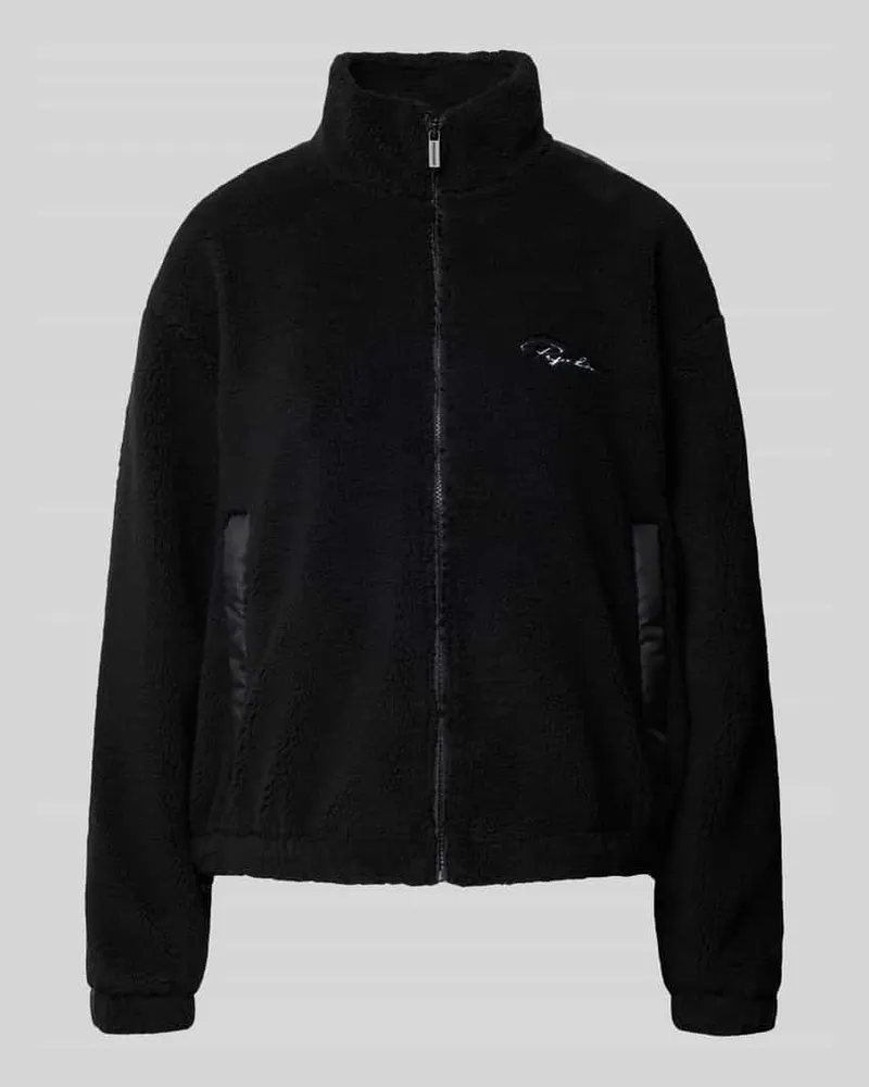 PEGADOR Jacke aus Teddyfell Black