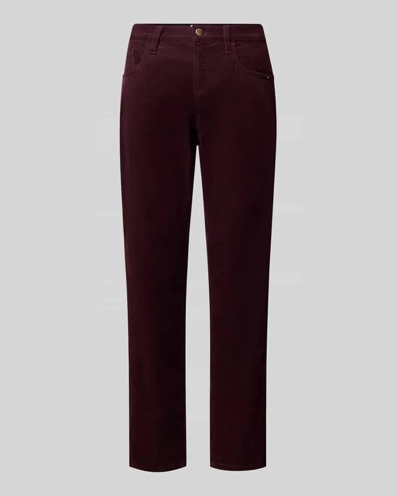 Brax Tapered Fit Cordhose aus Baumwoll-Mix Modell 'MILEY Dunkelbraun