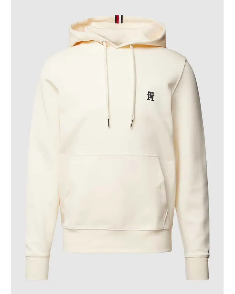 Tommy Hilfiger Hoodie mit Label-Stitching Modell 'MONOGRAM Beige