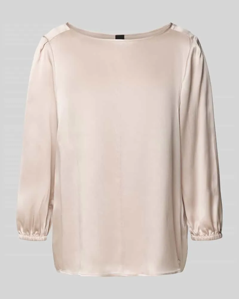 Marc Cain Blusenshirt aus reiner Seide Kitt