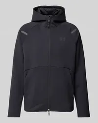 Under Armour Sweatjacke mit Zweiwege-Reißverschluss Modell 'Unstoppable Black