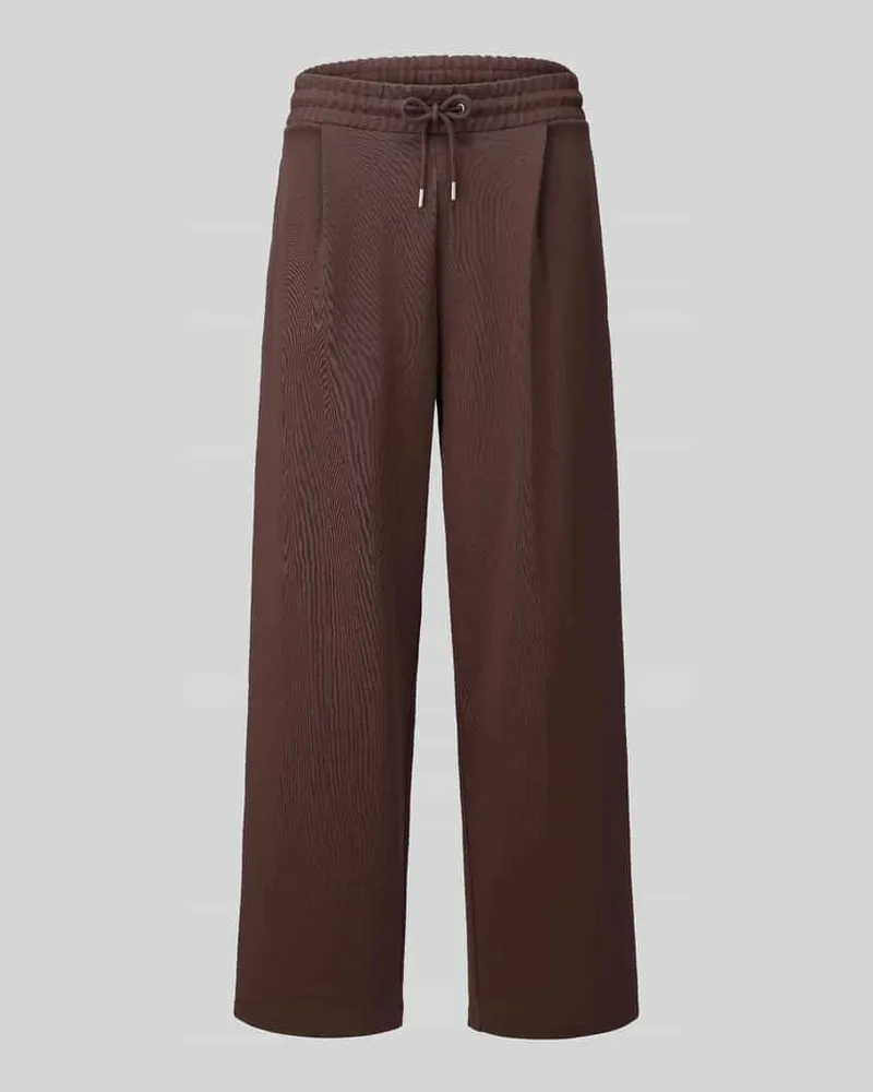 HUGO BOSS Relaxed Fit Sweathose aus reiner Baumwolle Modell 'Devropant Schoko