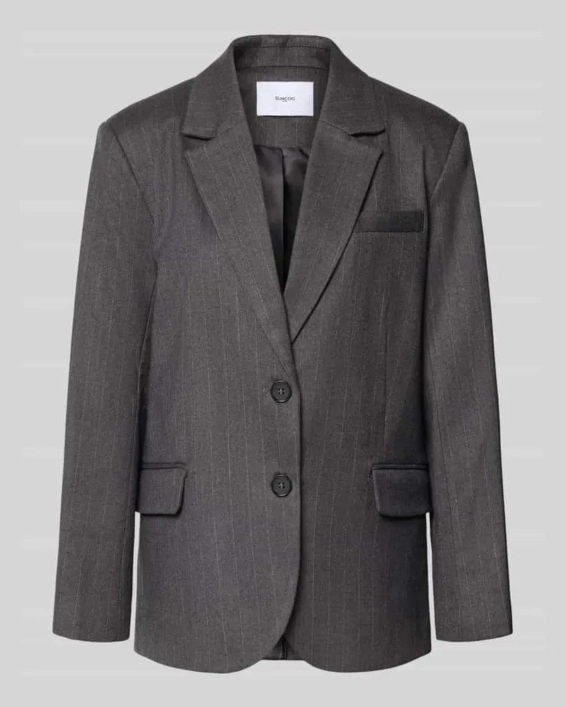 Suncoo Regular Fit Blazer mit Pattentaschen Modell 'DWEN Mittelgrau