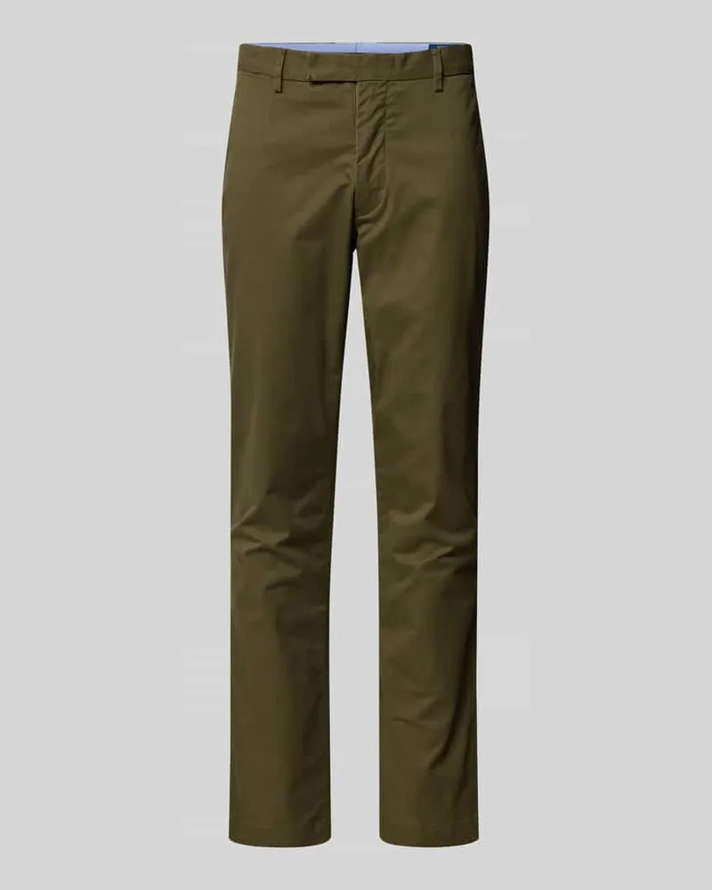 Ralph Lauren Stoffhose mit Gesäßtaschen Oliv