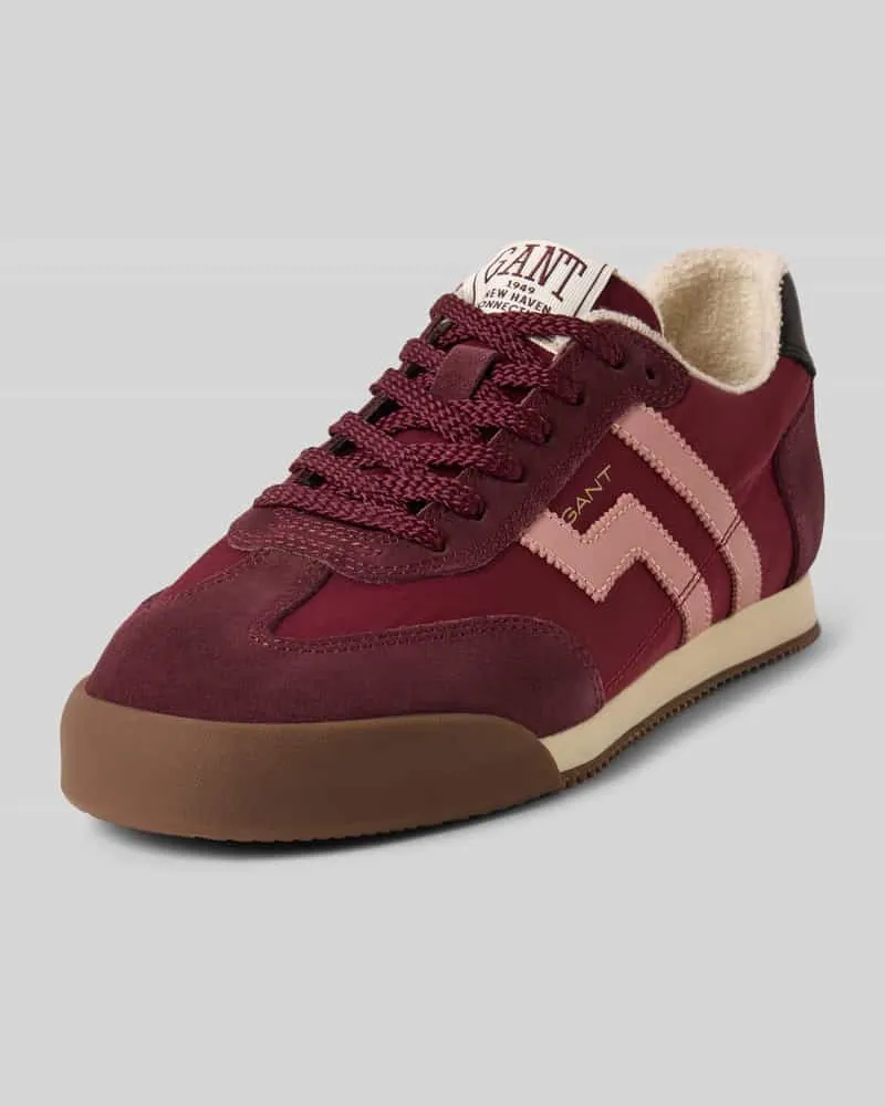 Gant Sneaker mit Label-Detail Modell 'Beylana Bordeaux