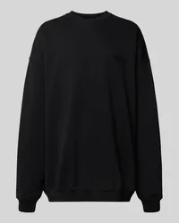 VETEMENTS Sweatshirt mit gerippten Abschlüssen Black