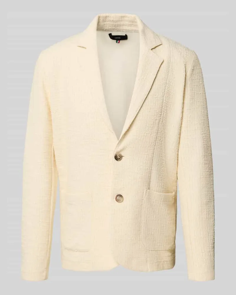 cinque Regular Fit Sakko mit aufgesetzten Taschen Modell 'Morret Offwhite