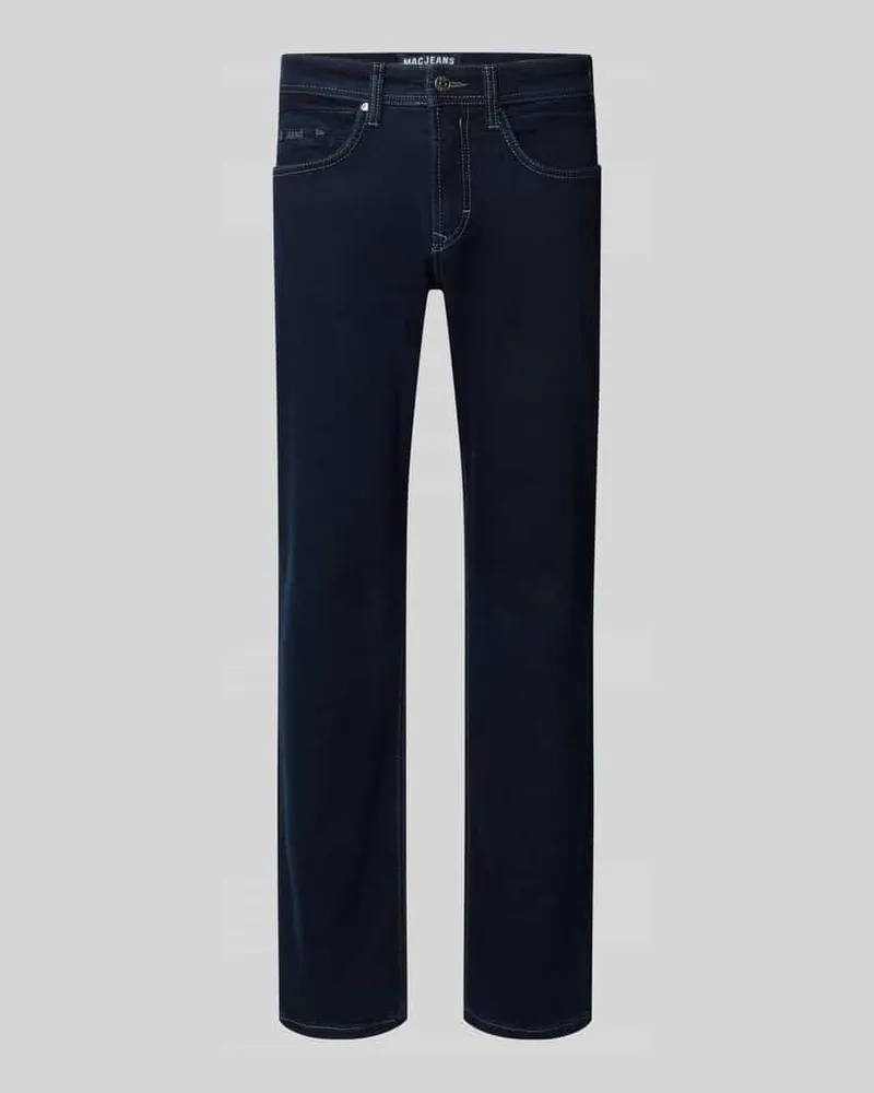 MAC Jeans Slim Fit Jeans im 5-Pocket-Design Dunkelblau
