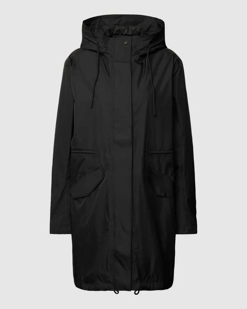 Didriksons 1913 Parka in unifarbenem Design Modell 'AMELL Black