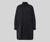 Tailliertes Hemdblusenkleid aus reiner Baumwolle
