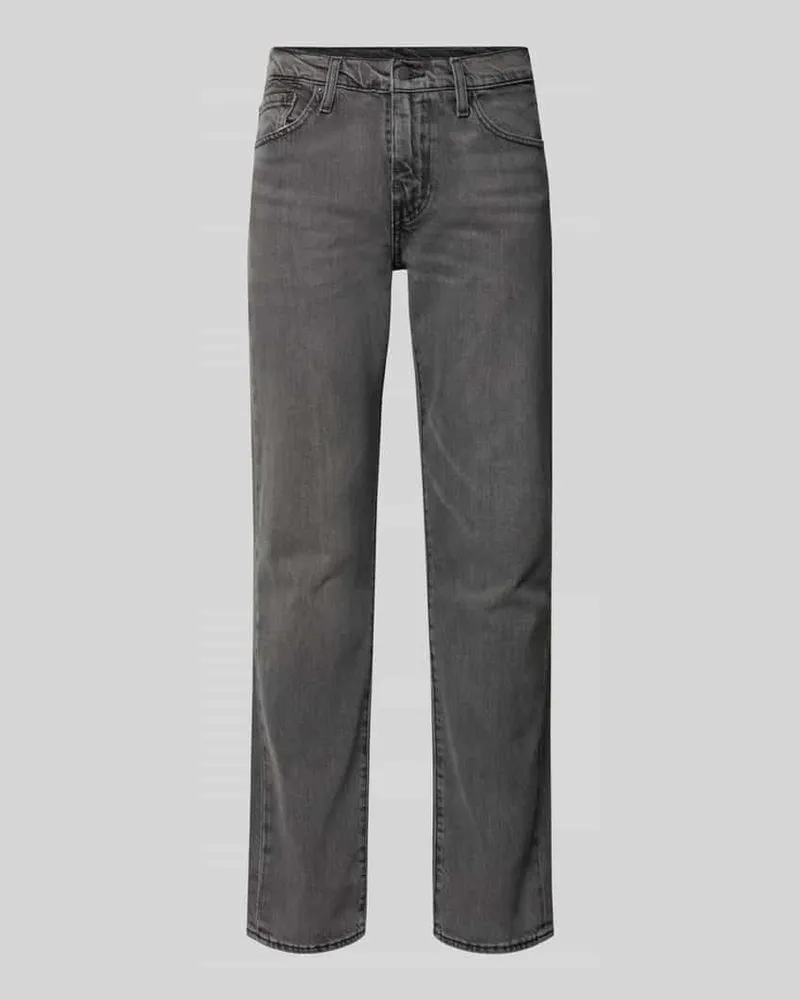 Levi's Slim Fit Jeans aus Baumwoll-Lyocell-Mix Modell '511® SLIM Anthrazit