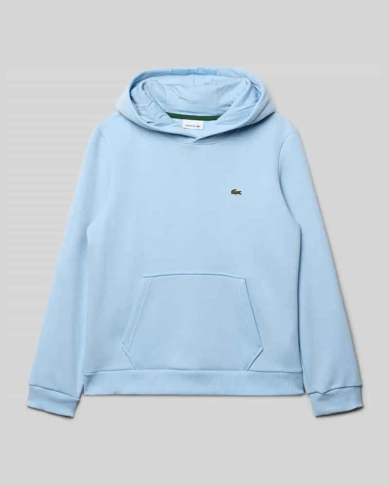 Lacoste Regular Fit Hoodie aus Baumwoll-Mix Bleu