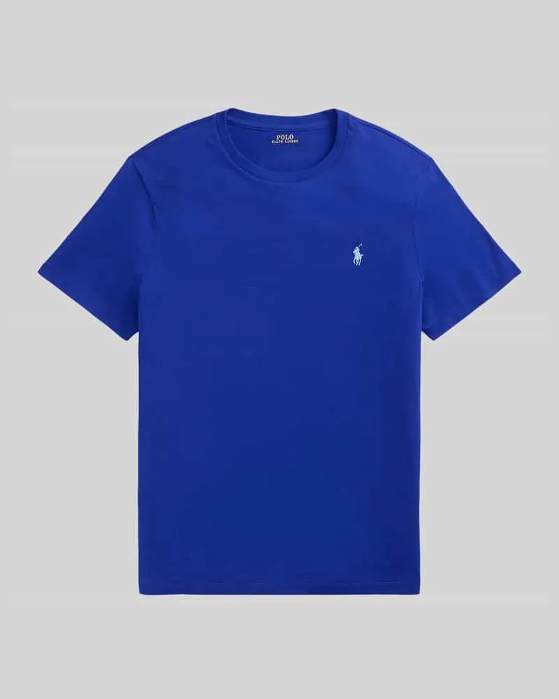 Ralph Lauren Regular Fit T-Shirt aus reiner Baumwolle Royal