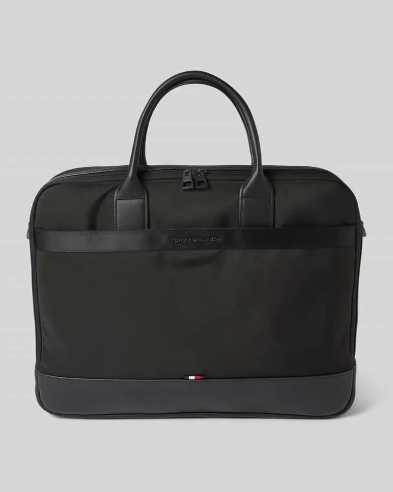 Tommy Hilfiger Laptoptasche mit Label-Schriftzug Black
