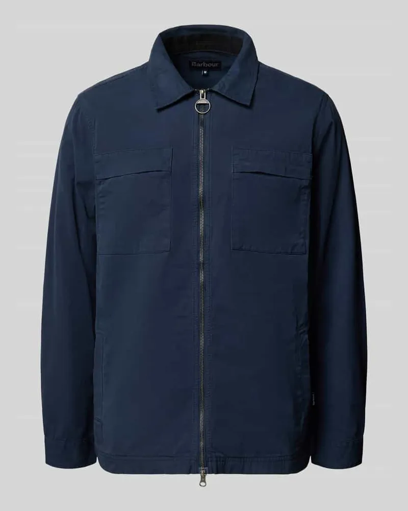 Barbour Regular Fit Hemdjacke aus reiner Baumwolle Modell 'GLENDALE Marine