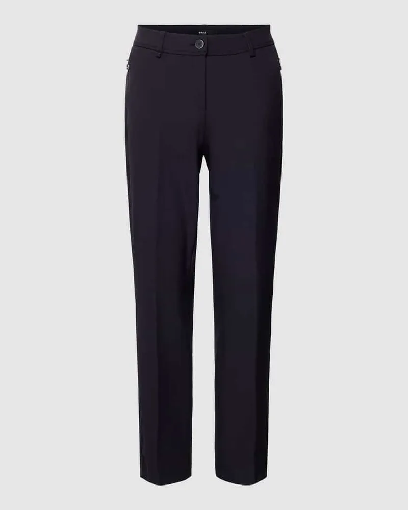 Brax Hose in unifarbenem Design Modell 'MARON Marine