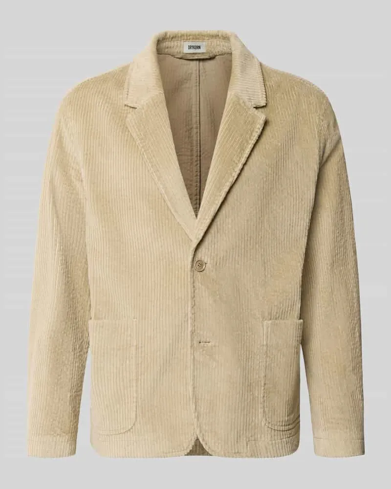 Drykorn Sakko mit aufgesetzten Eingrifftaschen Modell 'YACODA Beige