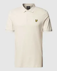 Lyle & Scott Poloshirt mit Logo-Stitching Sand