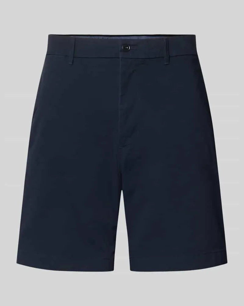 Tommy Hilfiger Chinoshorts aus Baumwoll-Mix Modell 'DOVER Marine