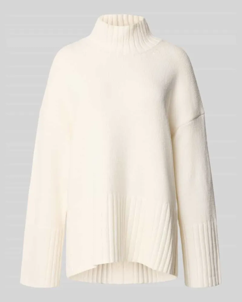 Barbour Comfort Fit Strickpullover aus Baumwoll-Woll-Mix Modell 'SERENA Ecru