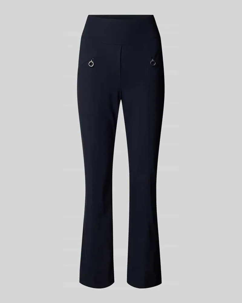 Marc Cain Hose mit Reißverschlusstaschen Marine
