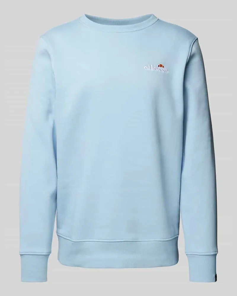 Ellesse Sweatshirt mit Label-Stitching Modell 'Fierro Hellblau