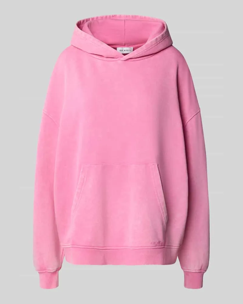 OH APRIL Oversized Hoodie mit Känguru-Tasche Modell 'Cherish Pink