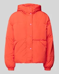 ICHI Steppjacke mit Kapuze Modell 'HIVOZA Rot