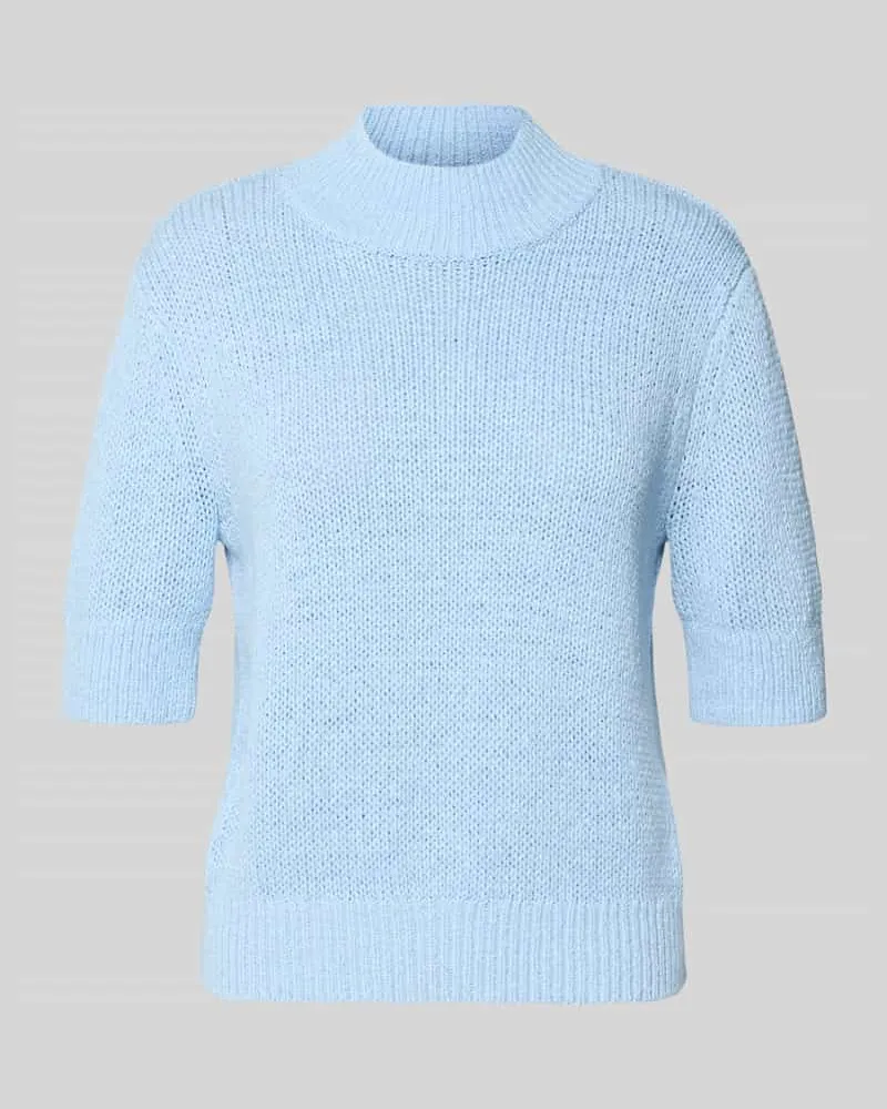 someday. Strickpullover mit 1/2-Arm Modell 'Tavery Detail Hellblau