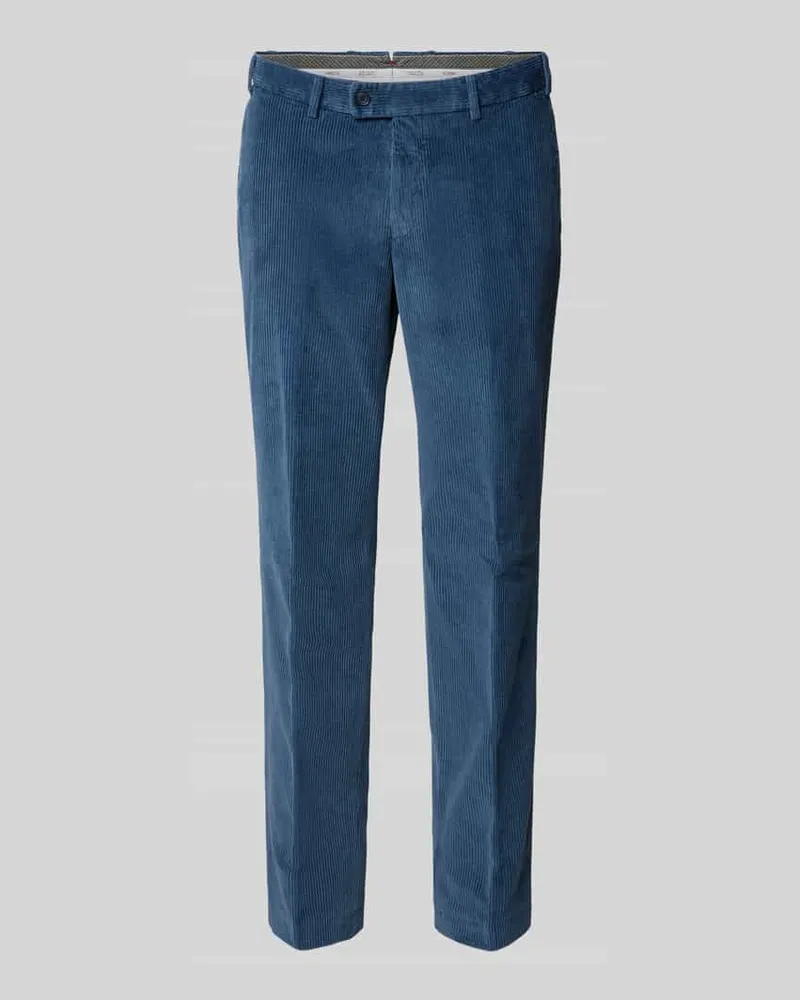 Hiltl Regular Fit Cordhose aus reiner Baumwolle Modell 'PARMA Jeansblau