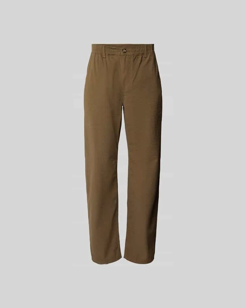 forét Stoffhose aus reiner Baumwolle Mittelbraun
