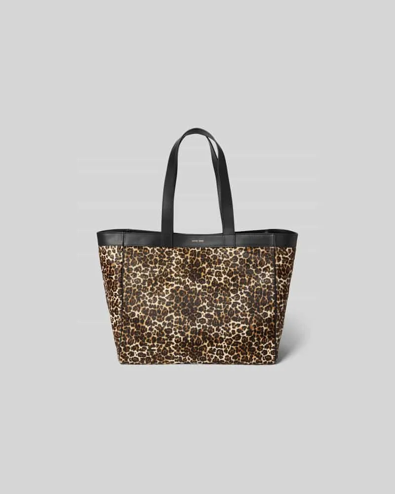 Anine Bing Tote Bag mit Tragehenkel Mittelbraun