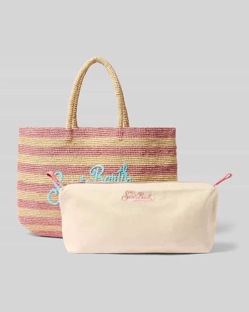 MC2 Saint Barth Strandtasche mit herausnehmbarer Innentasche Rosa