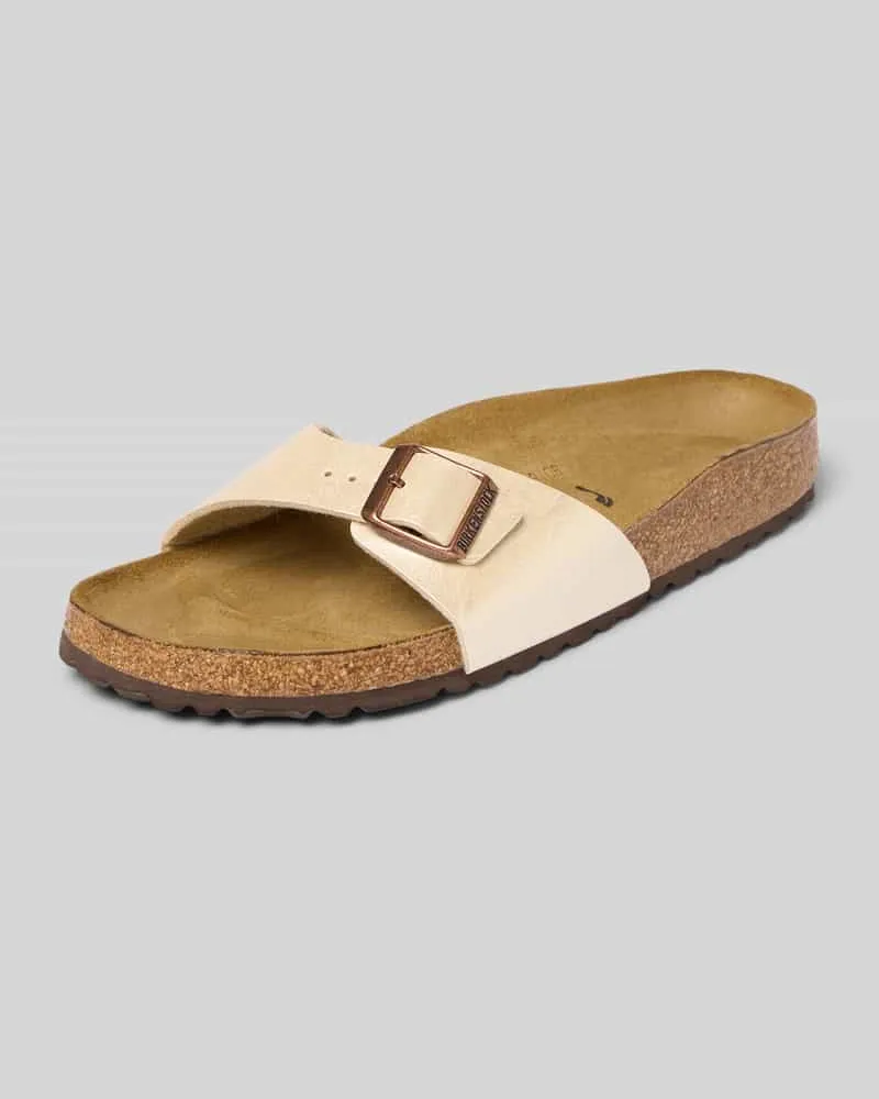 Birkenstock Slipper mit offener Ferse Modell 'Madrid Offwhite
