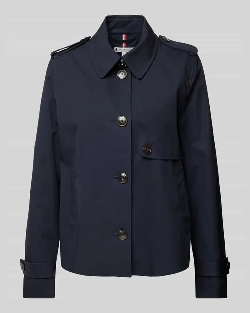 Tommy Hilfiger Jacke mit Umlegekragen Marine