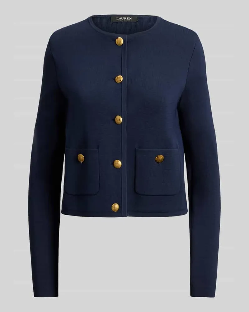 Ralph Lauren Regular Fit Blazer aus Viskose-Mix mit Knöpfen Marine