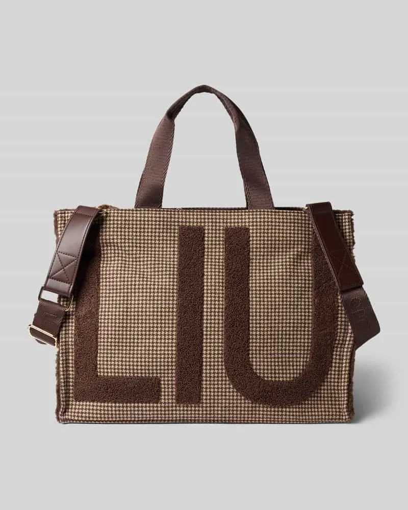 Liu Jo Tote Bag mit Label-Details Mittelbraun