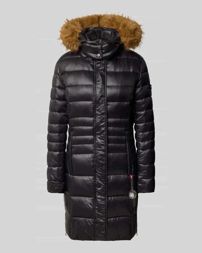 Frieda & Freddies Steppmantel mit Kapuze Modell 'DALIA Black