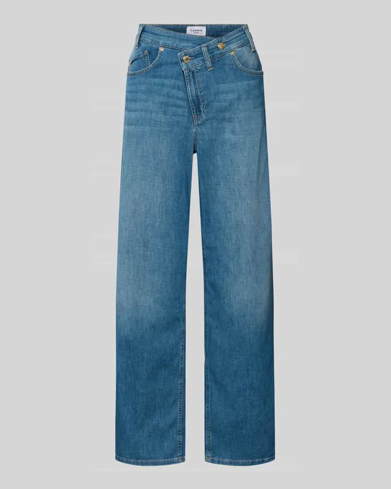 Cambio Regular Fit Baggy Jeans aus Baumwoll-Mix Modell 'BAGGY Jeansblau
