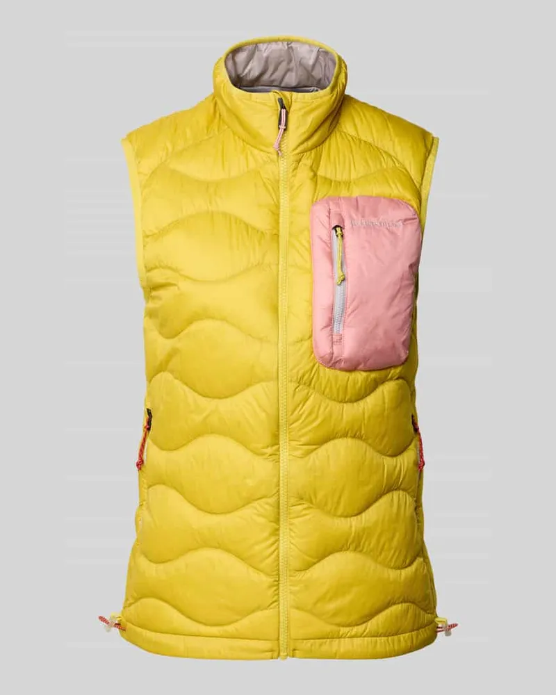 Peak Performance Daunenweste mit Stehkragen Gelb