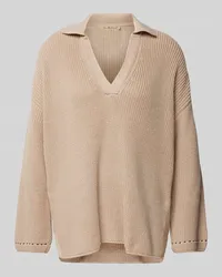 Smith & Soul Strickpullover mit V-Ausschnitt Beige